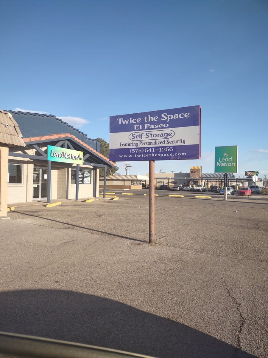 Twice the Space Storage – El Paseo