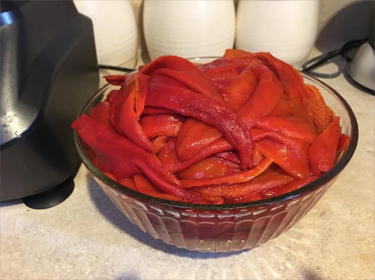 Red Chiles ready for processing